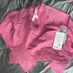 Lululemon Rest Less Cropped 1/2 Zip
